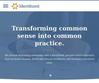 Silentboost.com(We provide technology companies with a disciplined approach) Screenshot