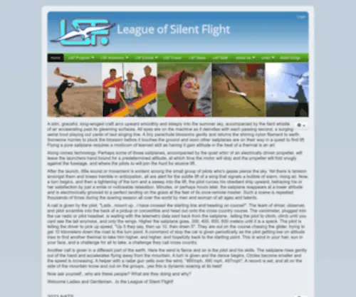 Silentflight.org(League of Silent Flight) Screenshot