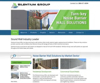 SilentiumGroupco.com(Silentium Group Inc) Screenshot