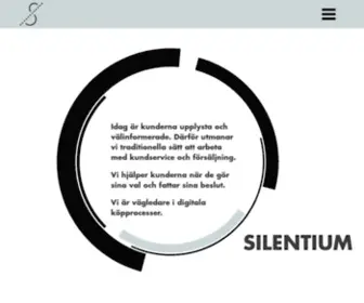 Silentium.se(Silentium AB) Screenshot