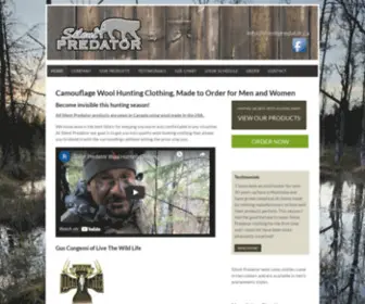 Silentpredator.ca(Camouflage Wool Hunting Clothes Winnipeg) Screenshot