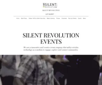 Silentrevolutionevents.com(Silent Revolution) Screenshot