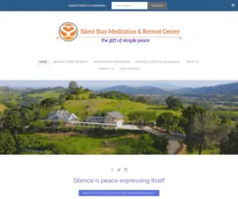 Silentstay.com(Silent Retreat in Northern California) Screenshot
