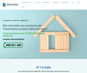 Silenziocasa.com(Isolamento acustico pareti) Screenshot