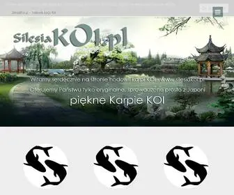 Silesiakoi.pl(Hodowla karpi Koi) Screenshot