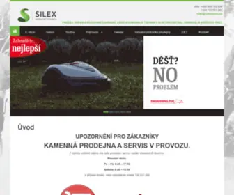 Silexopava.cz(Zahradní technika) Screenshot