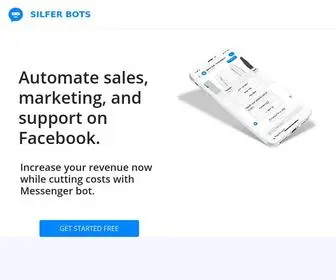 Silferbots.io(Create Facebook Messenger bot for sales) Screenshot