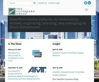 Silfern.com(The Silverfern Group) Screenshot