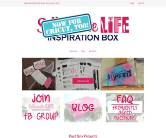 Silhouettelifeinspirationbox.com(Creative Crafters Box) Screenshot