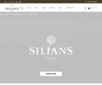 Siliansparis.com(Silians Paris) Screenshot