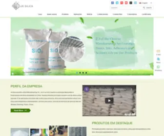 Silicasupplier.com(Sílica para tintas e revestimentos) Screenshot