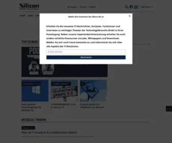 Silicon.de(IT-News Deutschland) Screenshot