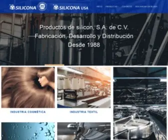 Silicona.com.mx(Fabricación) Screenshot