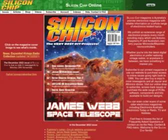 Siliconchip.com.au(Australia's monthly electronics magazine) Screenshot