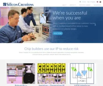 Siliconcr.com(Silicon Creations) Screenshot