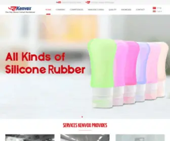 Siliconekenvox.com(Kenvox Industrial (HongKong) Co) Screenshot