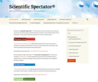 Siliconespectator.com(Scientific Spectator) Screenshot