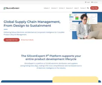 Siliconexpert.com(Product Lifecycle Risk Management Platform & Support Services) Screenshot