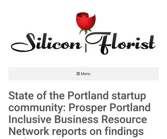 Siliconflorist.com(Portland startups) Screenshot