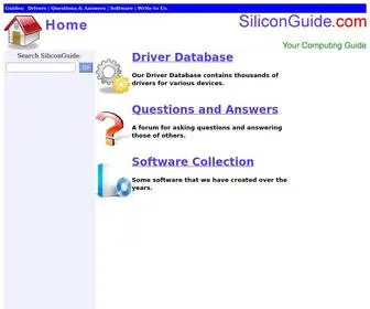 Siliconguide.com(Silicon Guide) Screenshot