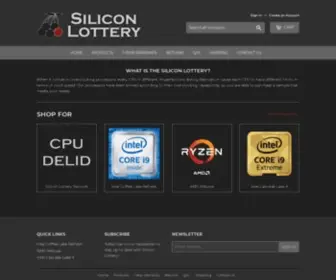 Siliconlottery.com Screenshot