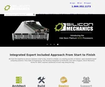 Siliconmechanics.com(Silicon Mechanics) Screenshot