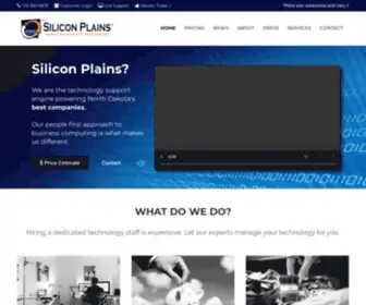 Siliconplains.net(Managed IT Services) Screenshot
