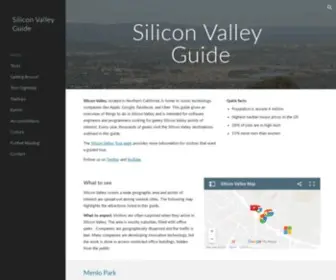 Siliconvalleyguide.org(Silicon Valley Guide) Screenshot