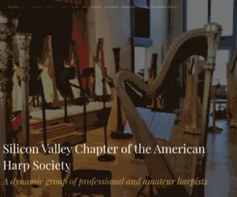 Siliconvalleyharp.org(Silicon Valley Chapter of the American Harp Society) Screenshot