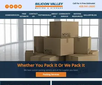 Siliconvalleymoving.com(Successfully Moving Families and Businesses for over 20 years) Screenshot