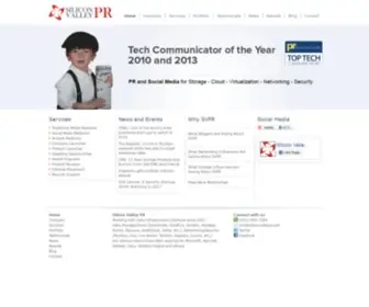 Siliconvalleypr.com(Silicon Valley PR) Screenshot