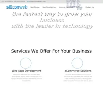 Siliconwebtech.com(Website Design India) Screenshot