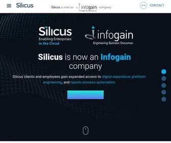 Silicus.com(Silicus is now an Infogain company) Screenshot