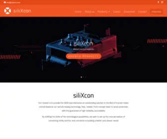 Silixcon.com(Motor control experts) Screenshot