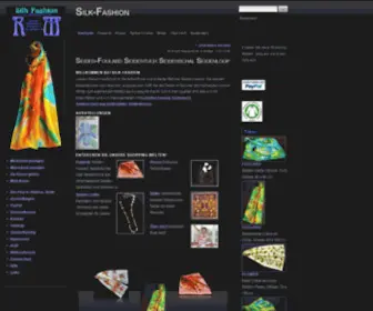 Silk-Fashion.ch(Seiden-Foulard Seidentuch Seidenschal) Screenshot