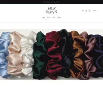 Silk-Savvy.com(Create an Ecommerce Website and Sell Online) Screenshot