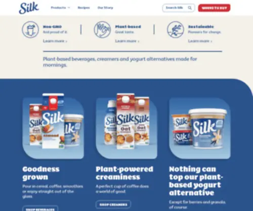 Silk.com(Silk®) Screenshot