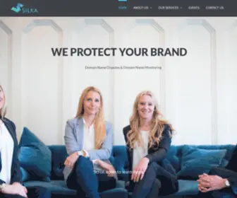 Silkagroup.com(We protect your brand) Screenshot