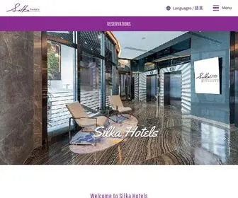 Silkahotels.com(Hotels in Asia) Screenshot