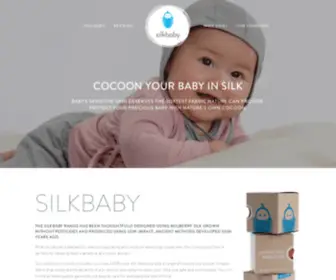 Silkbaby.co.nz(Pure and natural mulberry silk) Screenshot