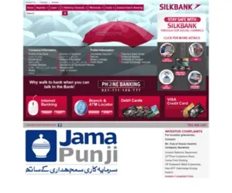 Silkbank.com.pk(Silkbank Limited) Screenshot