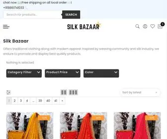 Silkbazaar.com(Silk Bazaar) Screenshot