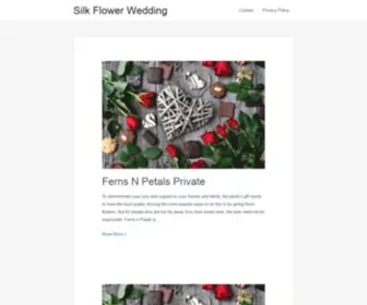 Silkflowerwedding.com(Silk Wedding Flowers) Screenshot