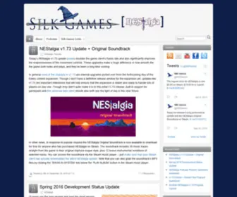 Silkgames.com(Homepage and Development Blog) Screenshot