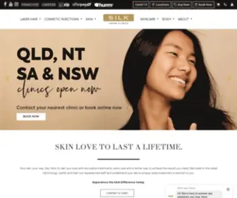 Silklaser.com.au(SILK Laser Clinics) Screenshot