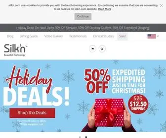 Silkn.com(Silk'n USA) Screenshot