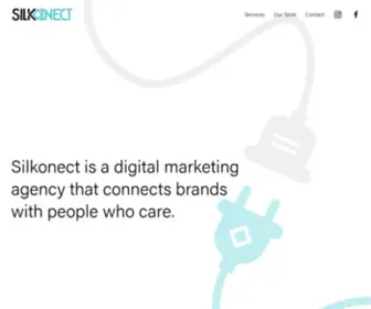 Silkonect.com(A Digital Markerting Agency) Screenshot