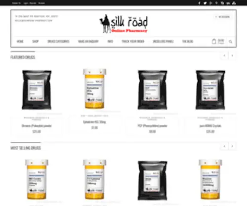 Silkroad-Pharmacy.com(Silkroad) Screenshot
