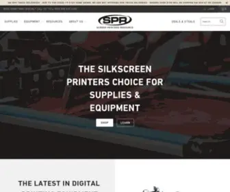 Silkscreen-Supplies.com(Screen Printers Resource) Screenshot