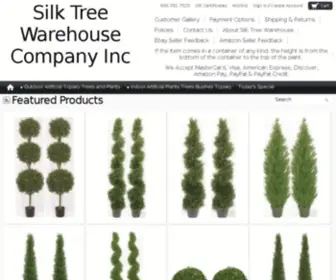 Silktreewarehousecompanyinc.com(Silk Tree Warehouse) Screenshot